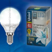 Лампа FLOWER серия LED-G45-4W/NW/E14/FR CRF01WH фото