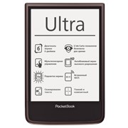 650 Ultra PocketBook электронная книга, E Ink Carta™, 6,0"\ 15,3 см, Темно-коричневый