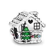 Серебряный шарм Pandora “Пряничный домик“ 798471C01 фото