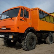 КамАЗ-43114 (6х6) НЕФАЗ-4208-03 грузовой фургон для перевозки продуктов, 2002г.в.