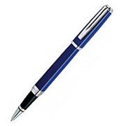Waterman Ручка-роллер Waterman Exception Slim Blue Lacquer ST, толщина линии F, посеребрение Сине-серебристый фотография