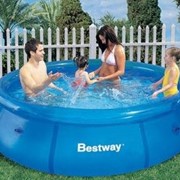 Бассейн Bestway 10x26 Fast Set Pool, надувной, круглый, 305х76см 57009 фото