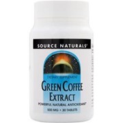 Зеленый кофе Green Coffee Bean Extract 500mg (30 табл.)