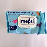 Влажные салфетки детские Mepsi, 72шт