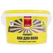 NEOMID PARQUET professional Износоустойчивый лак для пола, лестниц и пр. пл. ведро 2,5 л п/мат.