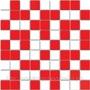 Плитка-Мозаика 30*30, бело-красный, Азур, Lasselsberger Ceramics