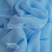Ткань Вуаль - шифон (светло-голубой) 3256 фото