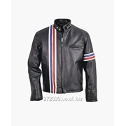 Куртка Easy Rider Striped Motorcycle Leather Jacket фото