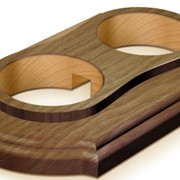 Рамка двухместная деревянная "Элегант" (индивидуальная упаковка) серия "МЕЗОНИН"