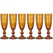 Набор бокалов для шампанского “серпентина“ из 6шт. серия “muza color“ 150мл. / в=20 см Lefard (781-210) фото