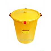 Бак с герметичной крышкой для сбора и хранения мед отходов класса Б (желтый) 10л (острого)