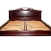 Двуспальная деревянная кровать Венера (ясень, ольха)