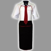 Костюм официанта (рубашка, передник с настрочным галстуком)