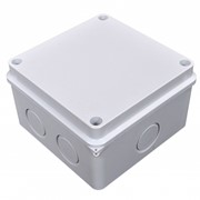 Коробка распределительная, наружная,пластиковая110х110; 6 вводов IP55,без клем фото