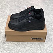 Кроссовки зимние Reebok черные с мехом фото