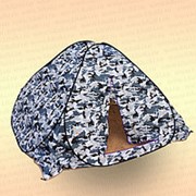 Палатка Автомат зимняя, белый КМФ, 2,5 м х 2,5 м фото