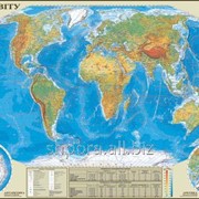 Фізична карта світу фотография