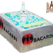 Корпоративный торт Bacardi фото