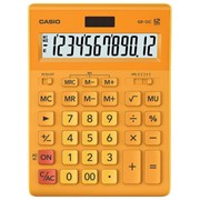Калькулятор настольный CASIO GR-12С-RG (210х155 мм), 12 разрядов, двойное питание, ОРАНЖЕВЫЙ, GR-12C-RG-W-EP фото