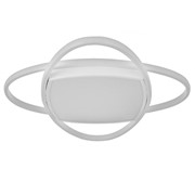 Люстра с ПДУ 1221/1WT LED 90Вт 3000-6000К белый 50х50х9 см фото