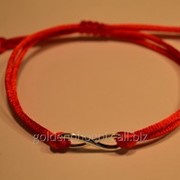 Браслет из красной нити Бесконечность 66945480 фото