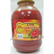 Сок томатный с солью (прямого отжима)-3,0л
