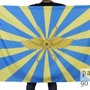 Флаг ВКС России 90х135 см. фото