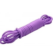 Веревка для бондажа силиконовая фиолетовая 6 м фото