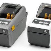 Принтер штрих-кода Zebra ZD410 (203 dpi) (USB, USB Host, BTLE, серый) фотография