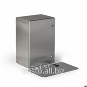 Шкаф настенный Cubo размер 500 x 500 x 300 мм, глухая стенка, нержавеющая сталь AISI 304, E932 фото