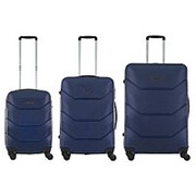 Комплект дорожных чемоданов на колесах Impreza Freedom Armor (Темно-Синий) фото