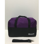 Спортивная сумка мужская с дополнительными ремешками 50-30 см фиолетовая фото