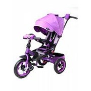 Велосипед с разворотным сиденьем Moby Kids Leader 360° надувные колеса, фиолетовый 641073 фото