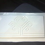 Пластиковая матрица для изготовления полиблоков “Чувашский орнамент“ фото
