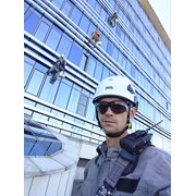 Высотный клининг, Мойка фасада, Мойка окон фото