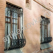 Кованые оконные решетки фото