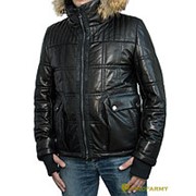 Куртка кожаная МК17-12К Vitelino Black