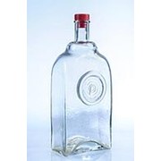 Бутылка стеклянная "Слеза" 2 л, с крышкой