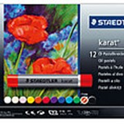 Пастель масляная 12 цветов STAEDTLER Karat, картонная коробка