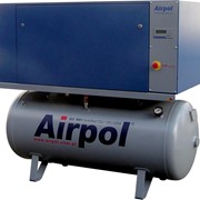 Винтовой компрессор Airpol на рессивере фото
