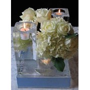 Ледяная фигура романтическая Свечи фото