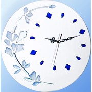 Часы настенные с элементами фьюзинга с Харькова фотография