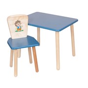 Детский стол со стулом фото