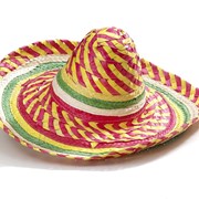 Аксессуар для праздника Forum Novelties Сомбреро шляпа разноцветная фото