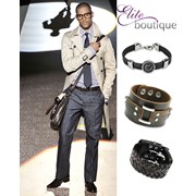Мужские кожаные браслеты в интернет-магазине фото
