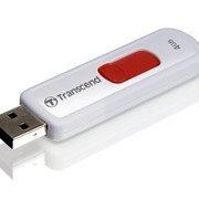4Gb JetFlash 530 Transcend USB-флеш накопитель, USB 2.0, TS4GJF530, Бело-красный фото