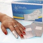 Фольга с подушечками для удаления гелевого маникюра 100 шт в упаковке для процедур