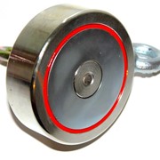 Двухсторонний поисковый магнит Редмаг F400х2 (550 кг) фото