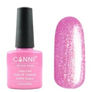 Canni, Гель-лак №205 (розовый с голографическим микроблеском) 7.3мл фото
