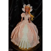 Торт кукла “Барби“ фото